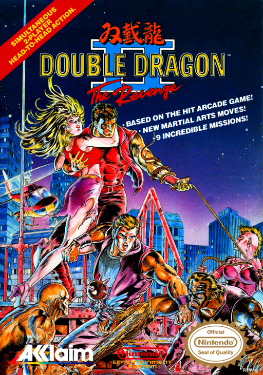 Double Dragon II - The Revenge (USA) (Rev 1) box art